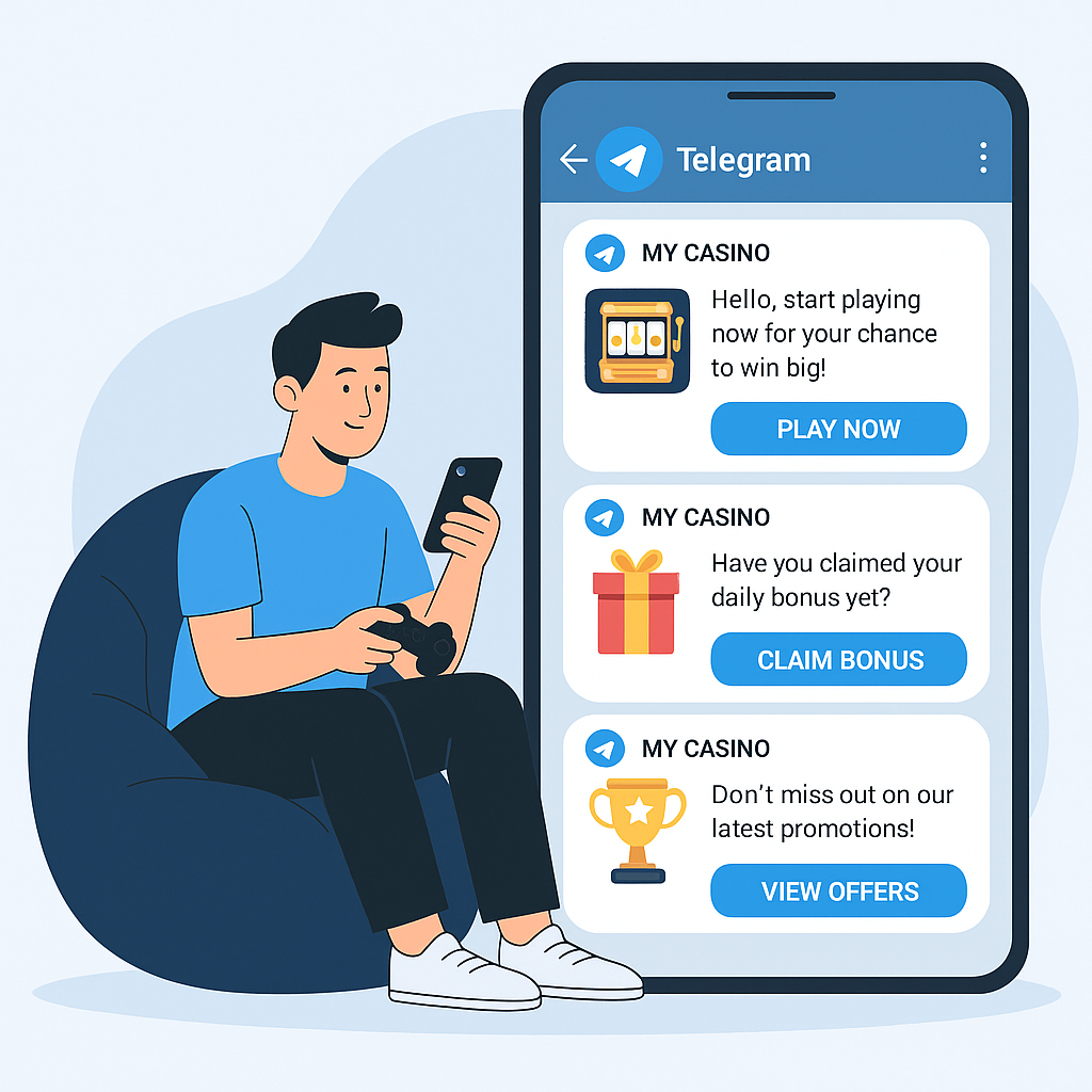 iGaming marketing on Telegram